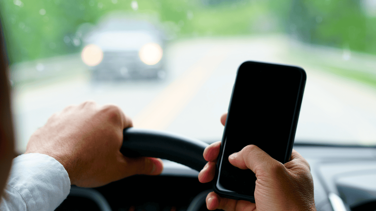 Over $1000 fines for driver texting, improper child restraint, no proof of license